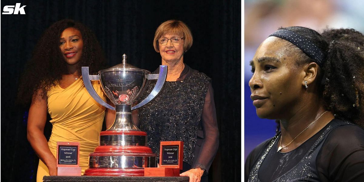 Serena Williams and Margaret Court