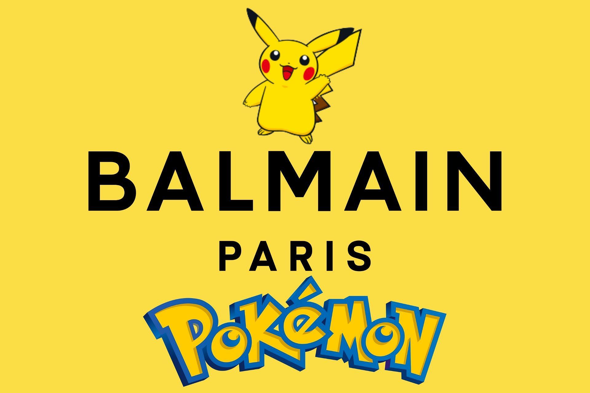 Balmain x Pokemon collection (Image via Sportskeeda)