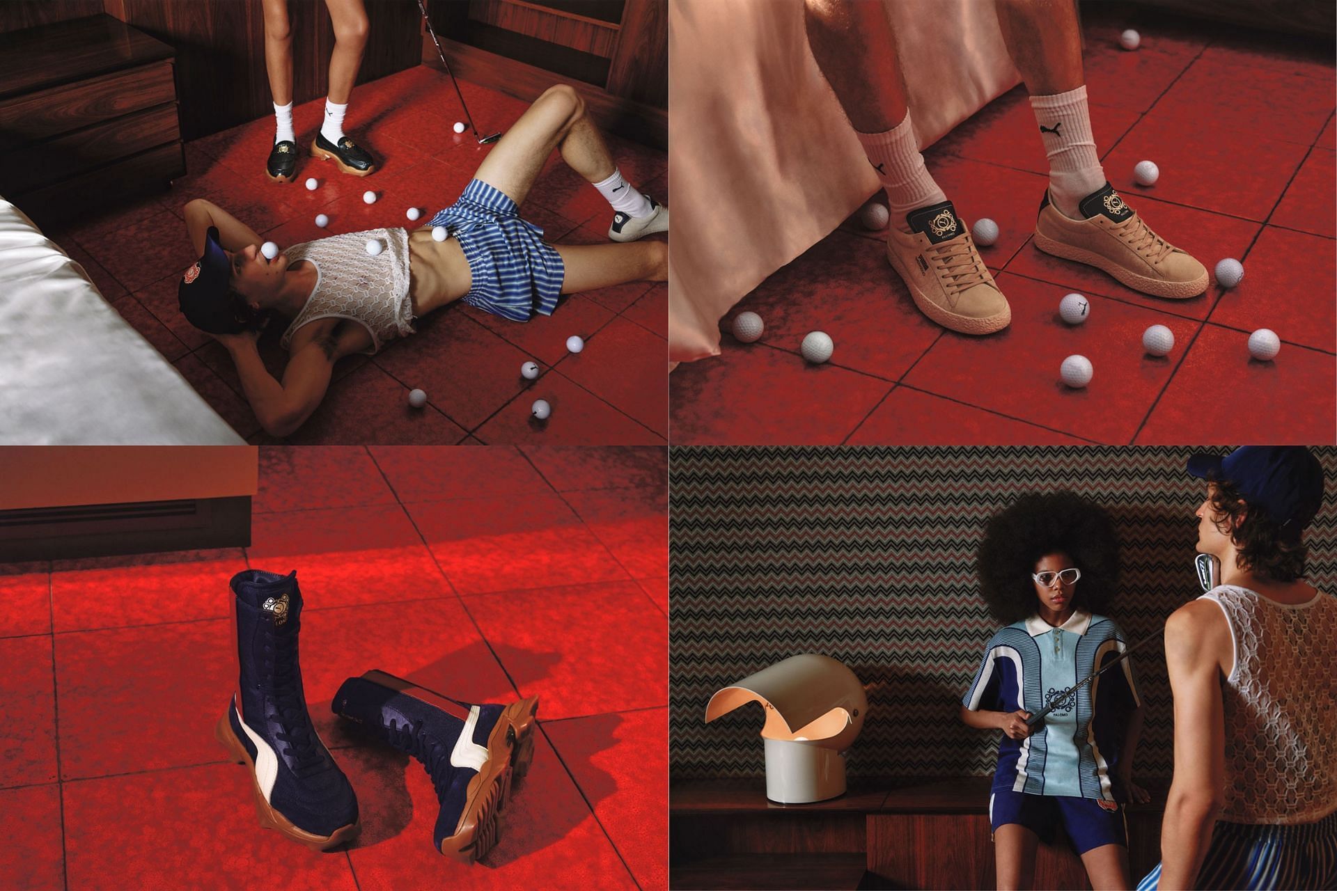 Upcoming 70&#039;s-inspired genderless Puma x Palomo Spain collection (Image via Sportskeeda)