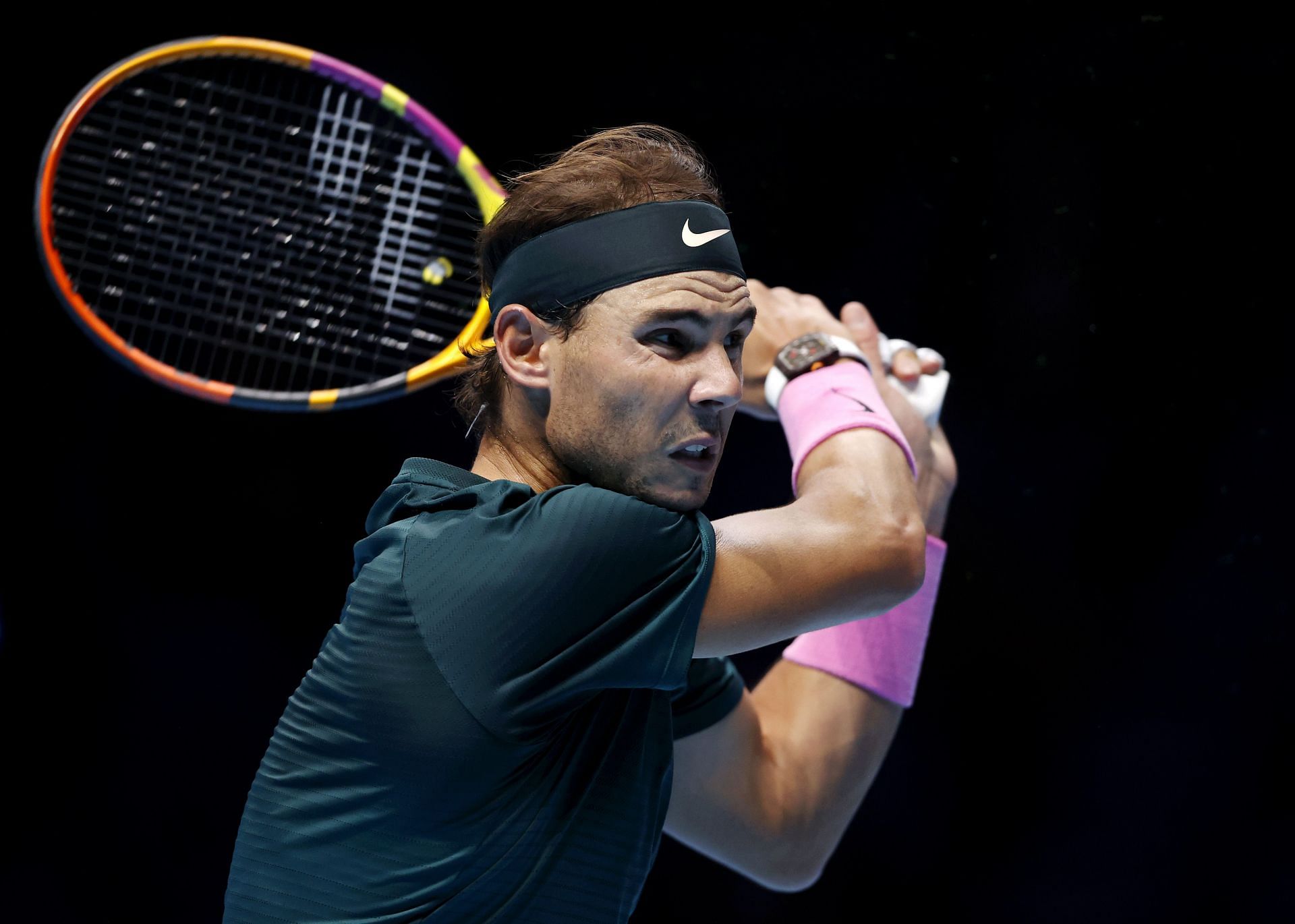 Rafael Nadal during the 2020 ATP Finals