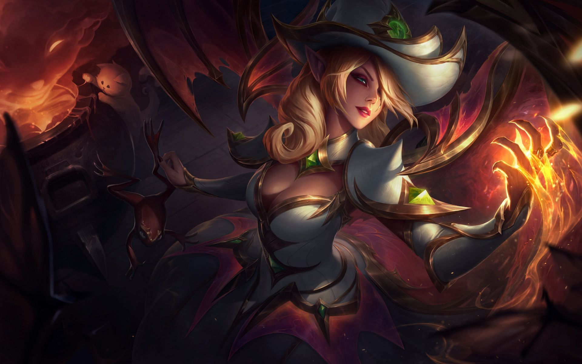 League of Legends leaks have revealed information on brand new Bewitching skins set for Halloween 2022 release (Image via Riot Games) 