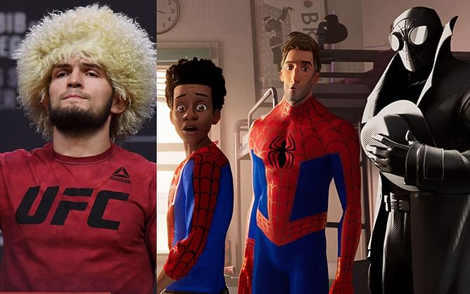 "We need Irish Khabib" - Fans hilariously react to Twitter user sharing 'Spider-Man: Into the Spider-verse' inspired meme featuring Khabib Nurmagomedov