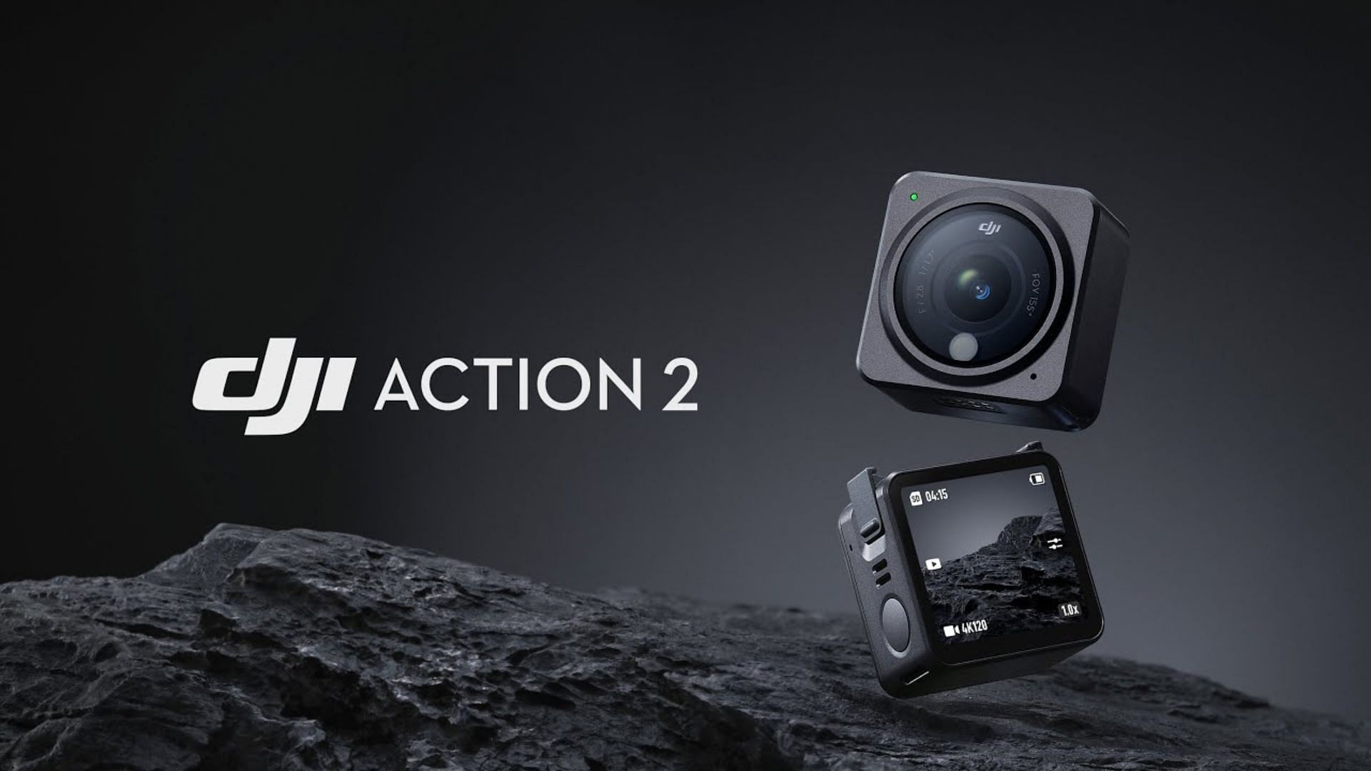 The DJI Action 2 camera (Image via DJI/YouTube)