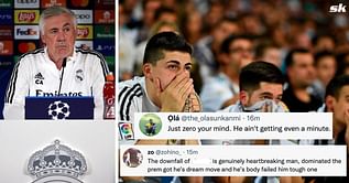 "Genuinely heartbreaking", "Back to square one" - Real Madrid fans distraught as Carlo Ancelotti benches attacker for UCL clash against Leipzig