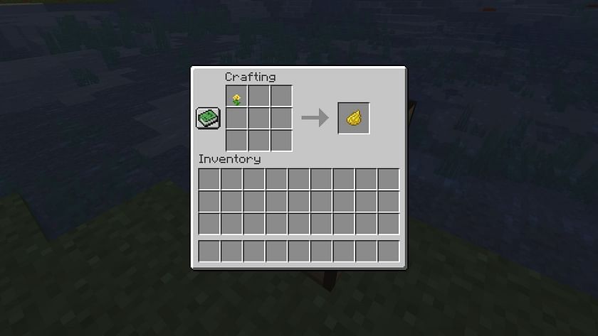 Yellow dye (Image via Mojang)