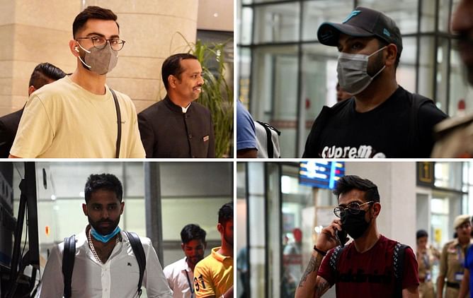 IND vs AUS 2022: [In Pictures] Team India members arrive in Mohali ahead of 1st T20I