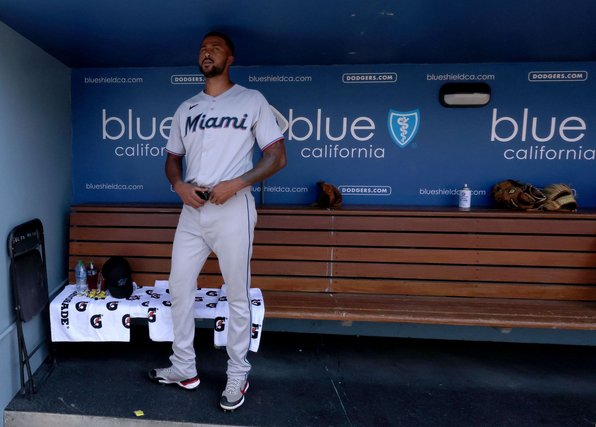 Miami Marlins v Los Angeles Dodgers