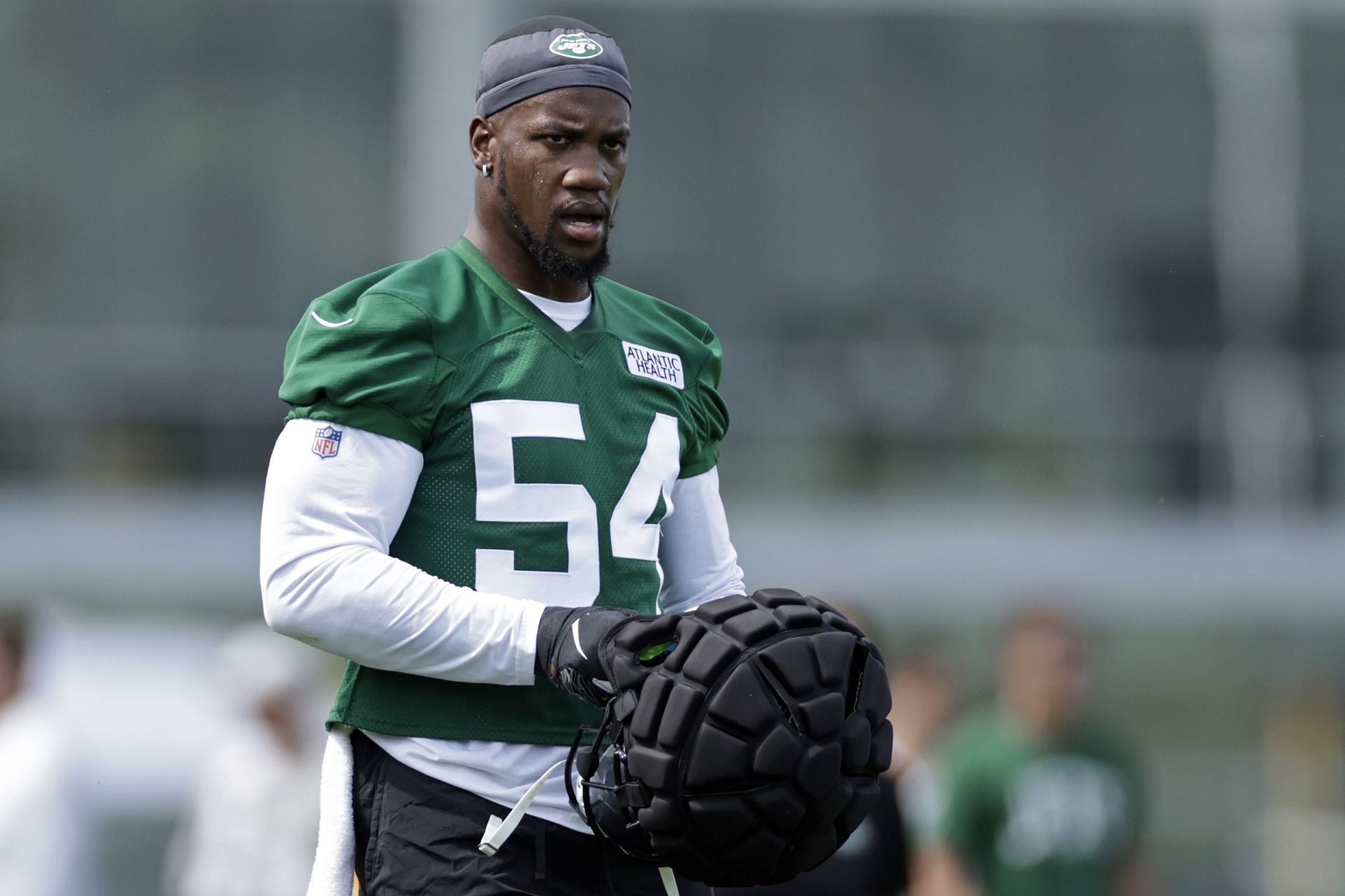 GREEN BAY, WI - OCTOBER 16: New York Jets defensive end Jacob