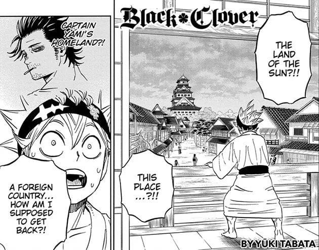Black Clover chapter 338: Asta meets Yami’s younger sister, the Shogun