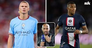 Thierry Henry chooses between PSG superstar Kylian Mbappe and Manchester City striker Erling Haaland