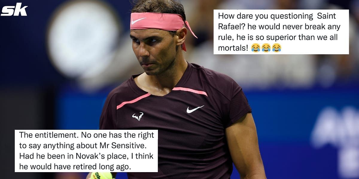 Novak Djokovic fans react to Rafael Nadal
