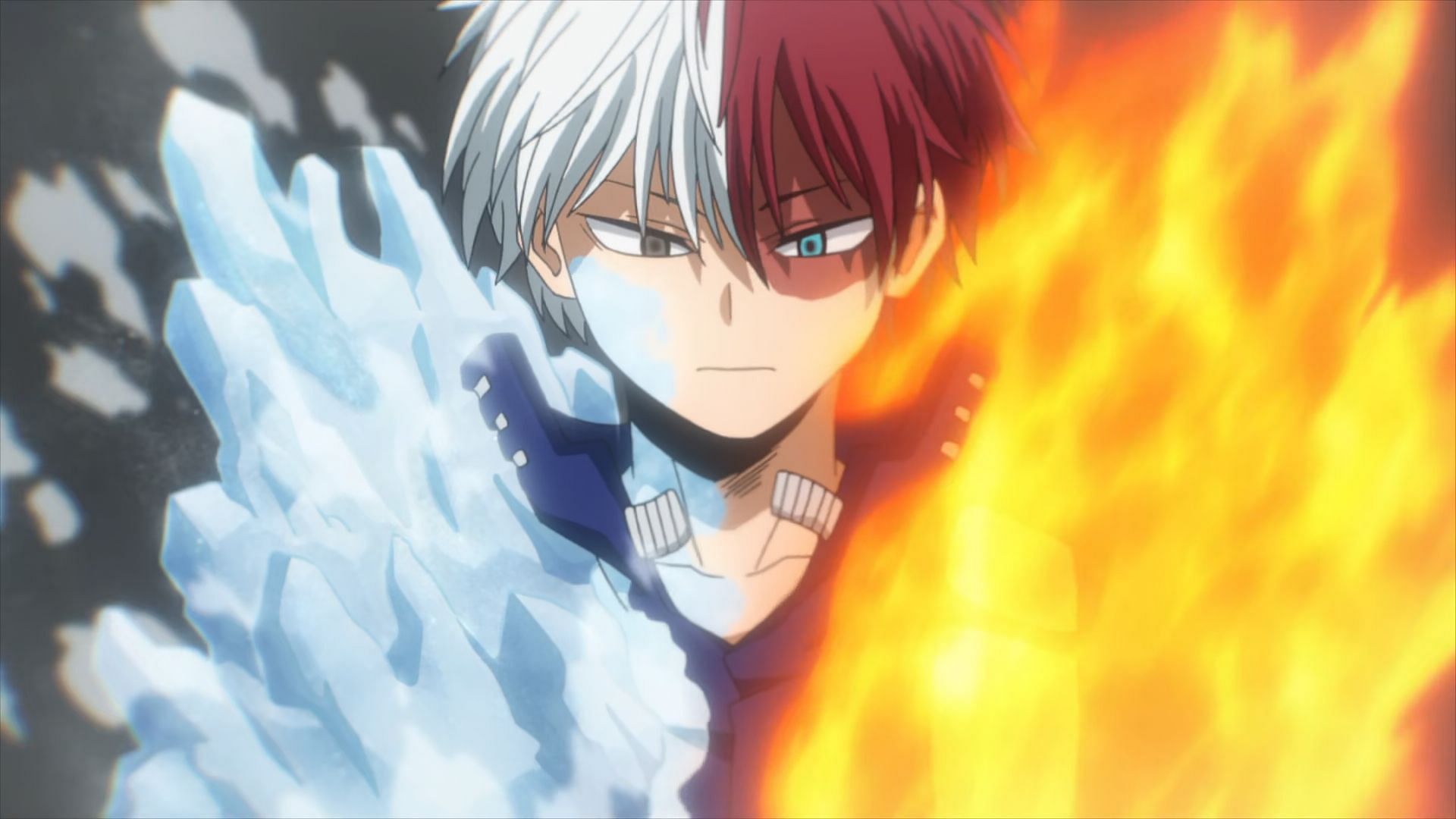 Shoto using his Quirk as seen in My Hero Academia (Image via Studio Bones)