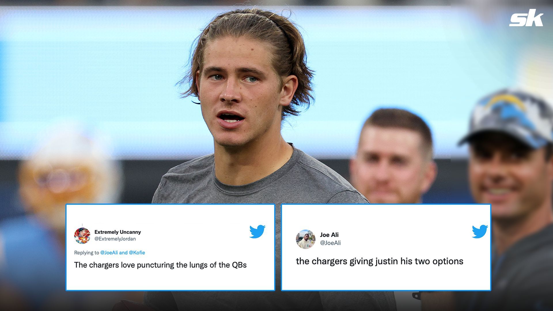 QB Justin Herbert on possibly staging hold-in during Chargers' training  camp: 'We'll see'