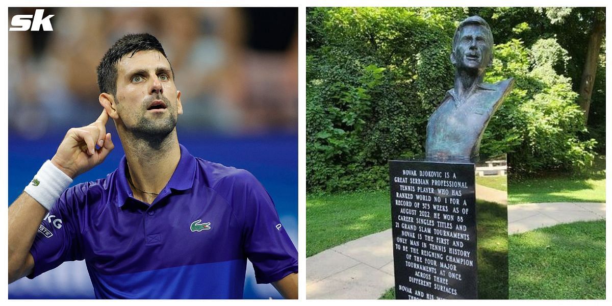 Novak Djokovic gets his own bust in Ohio