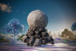 Fortnite: How to dislodge a Runaway Boulder with a slide kick