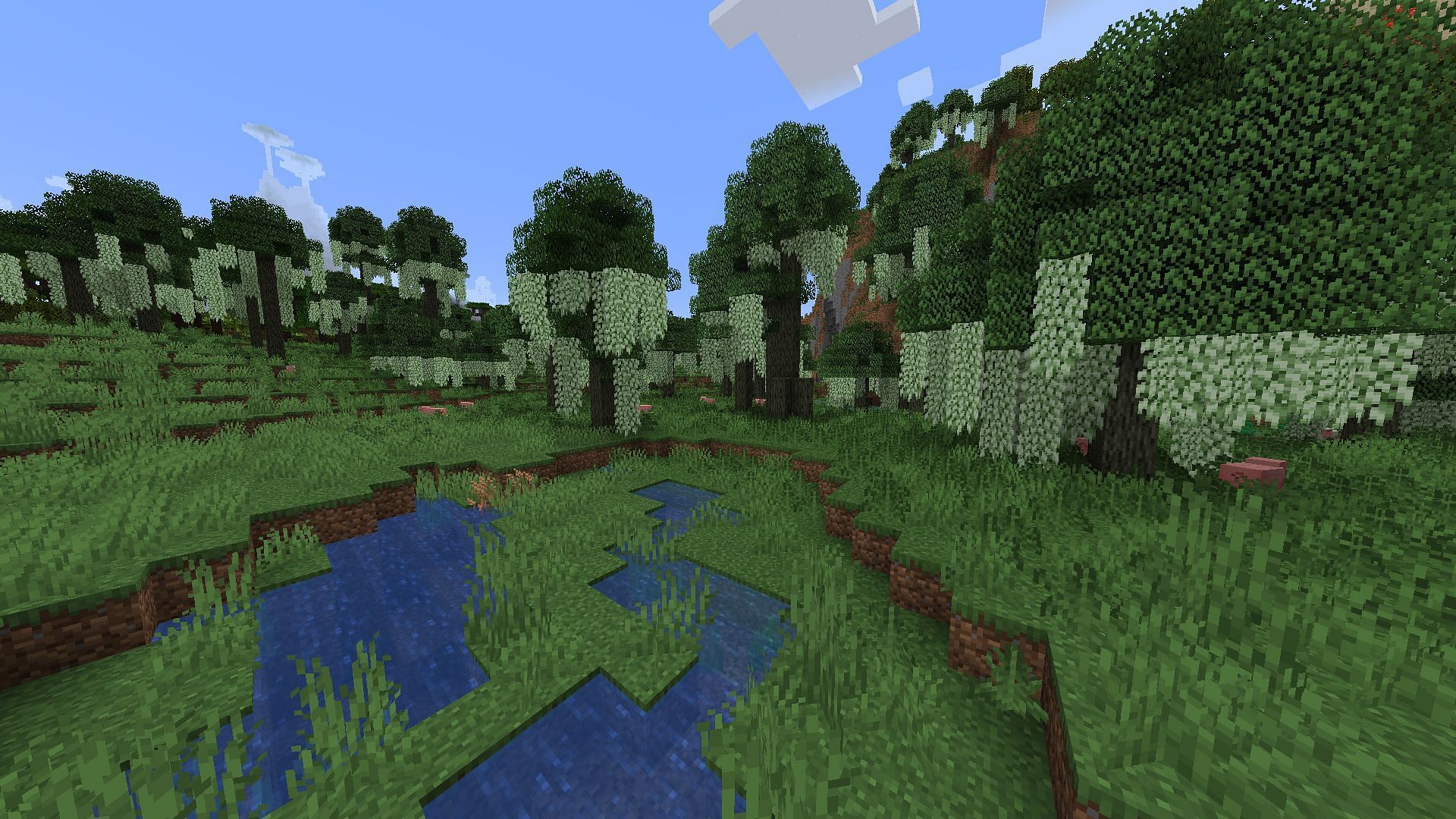 A marsh/bayou biome in Biomes O&#039; Plenty (Image via Forstride/CurseForge)