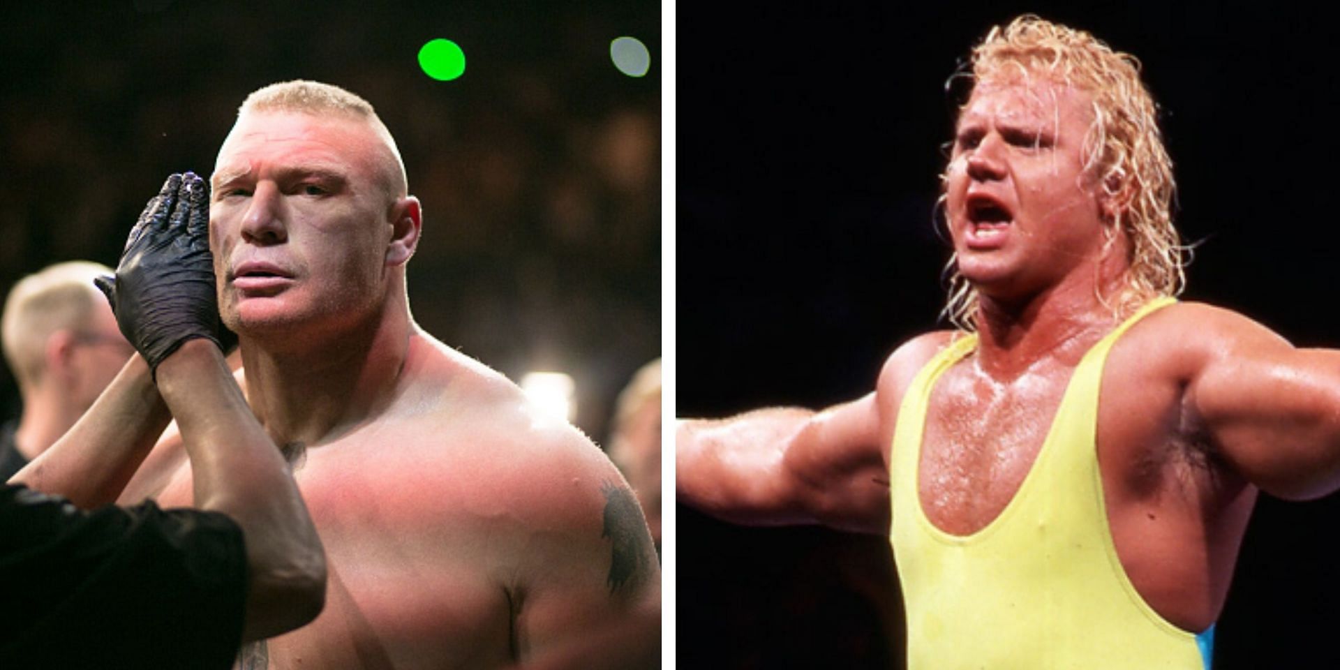 Brock Lesnar and Curt Hennig had an infamous brawl that took place on the &quot;Plane Ride from Hell&quot; in 2002.