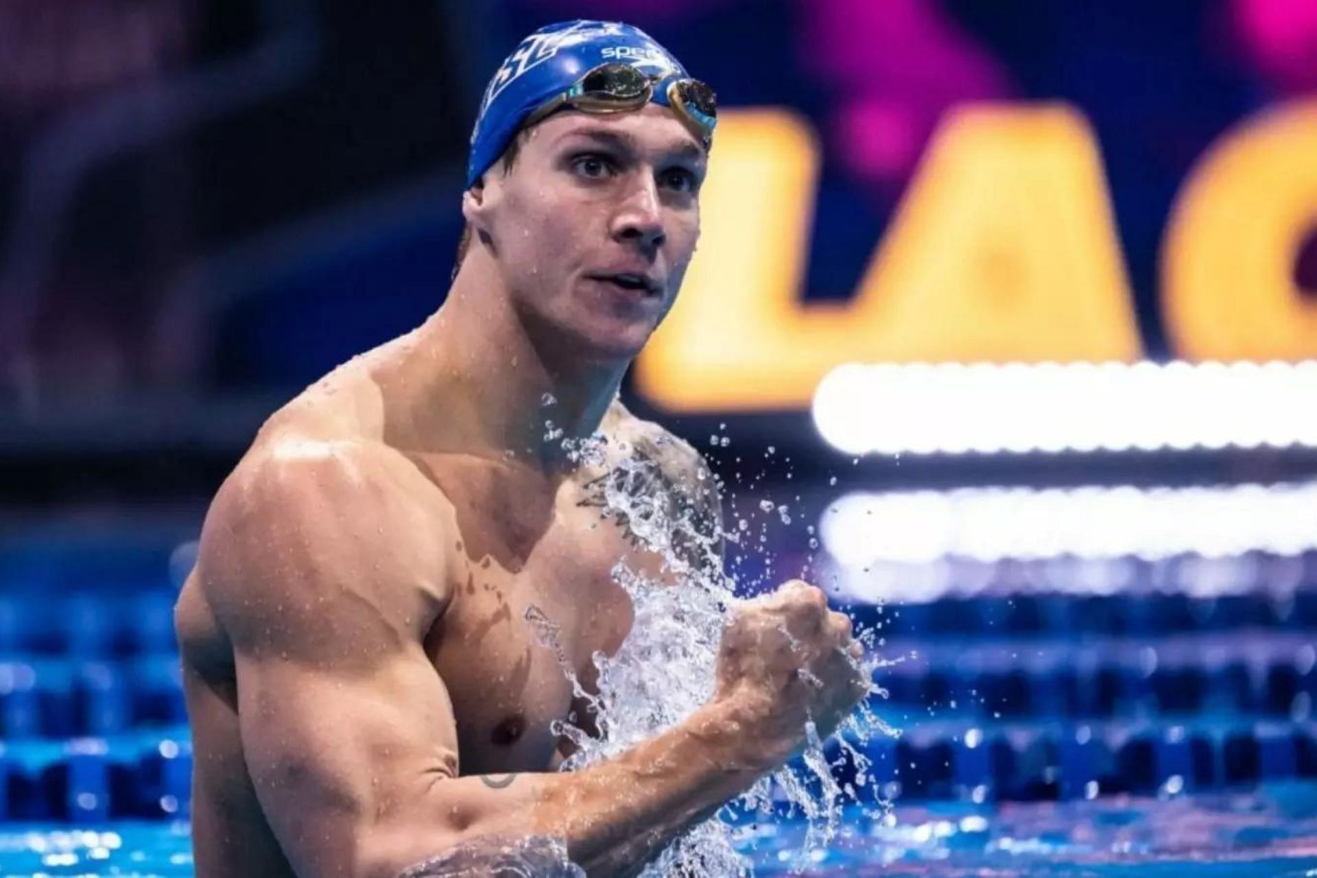 Caeleb Dressel holds the Olympic record for 100 Metres Freestyle (Image via State of Swimming)
