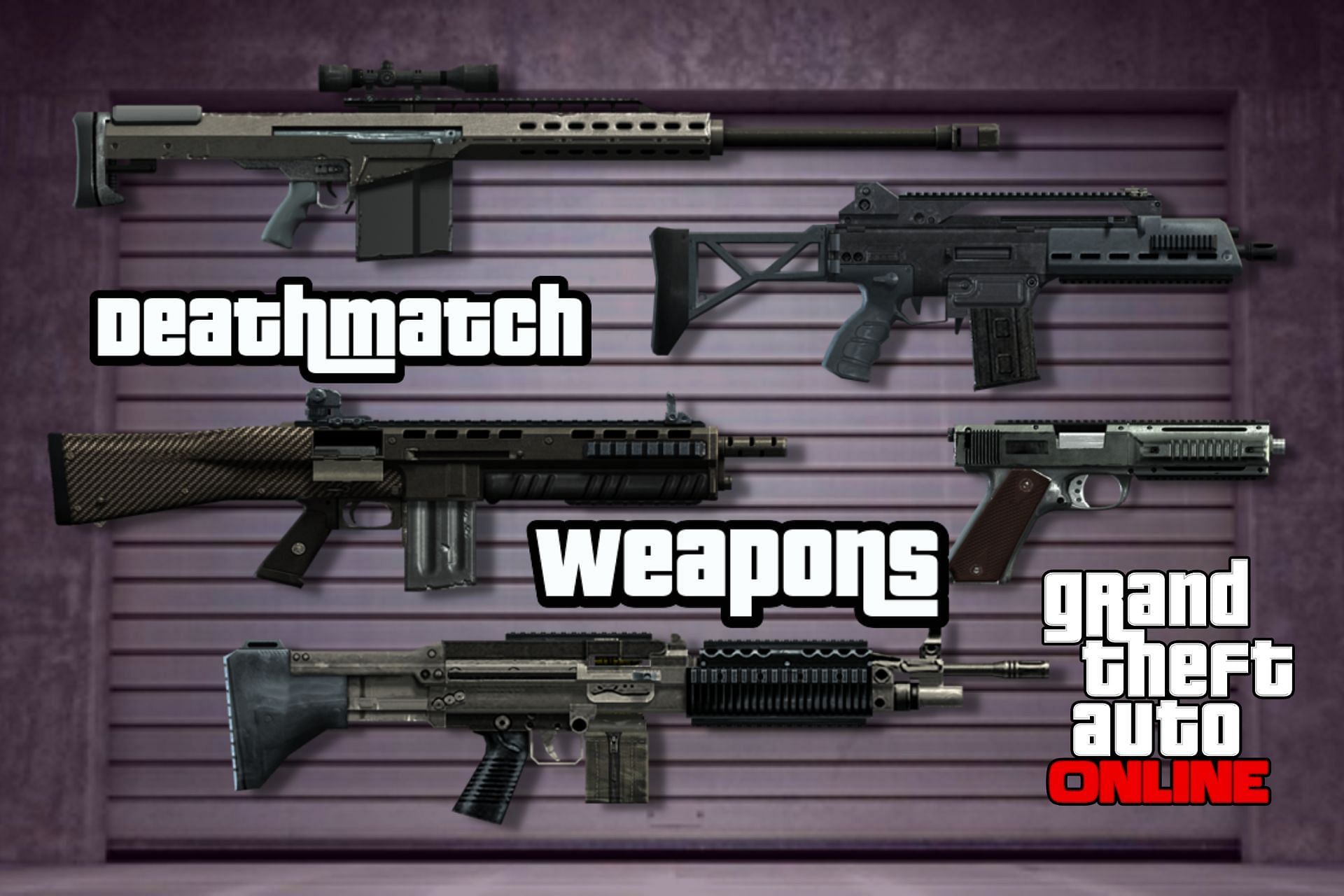 5 best weapons for GTA Online death matches