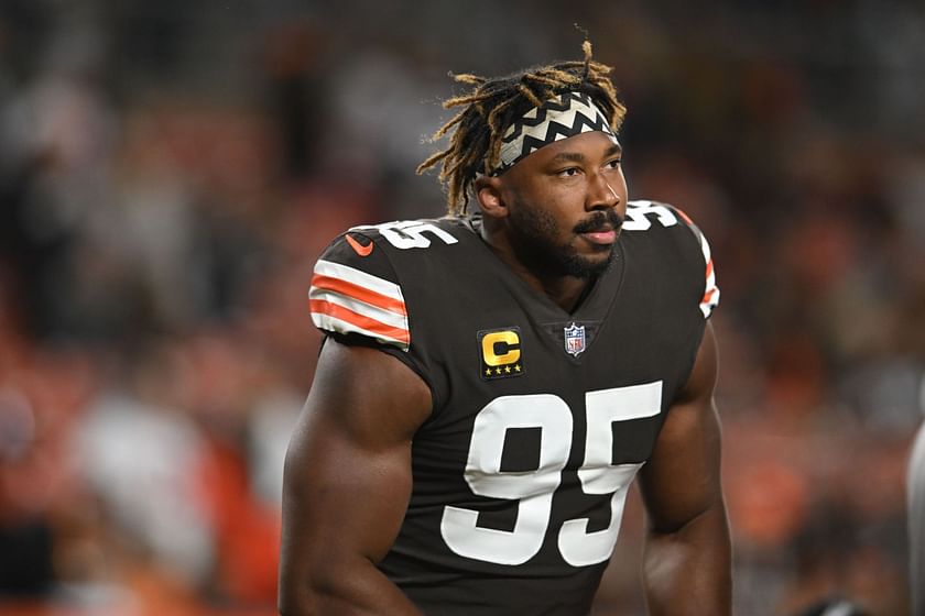 911 audio reveals woman accompanying Myles Garrett during serious