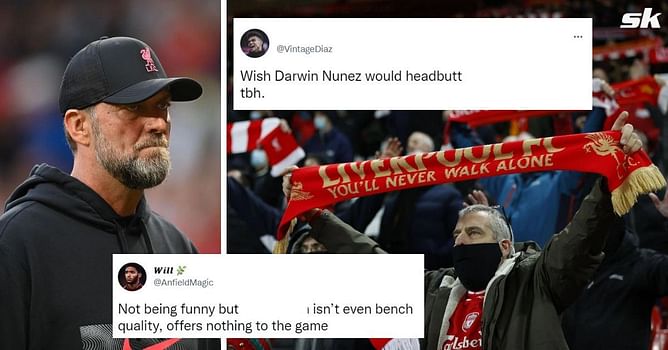 “Wish Darwin Nunez would headbutt”, “He starts for no other team in the league” – Liverpool fans brutally slam player who ‘isn’t even bench quality’ despite 2-1 win over Newcastle