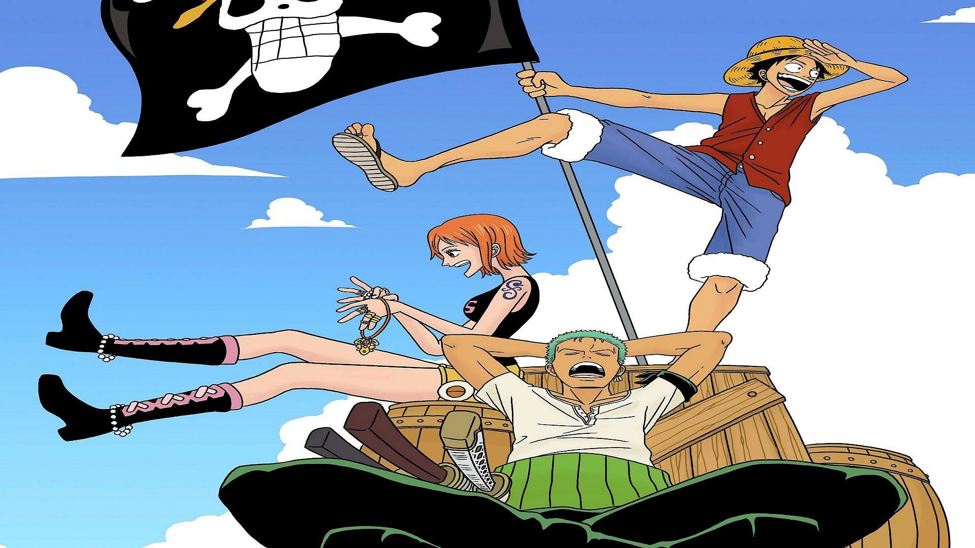 Since the start of the One Piece series, the author seem to create a special atmosphere around Luffy, Zoro and Nami (Image via Eiichiro Oda/Shueisha, One Piece)