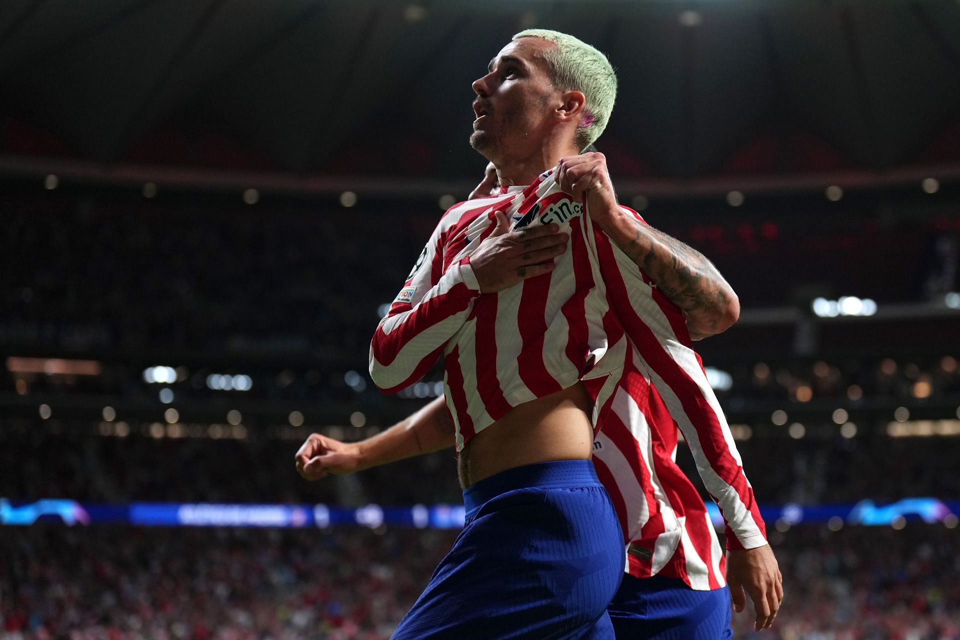 Antoine Griezmann in action for Atletico Madrid