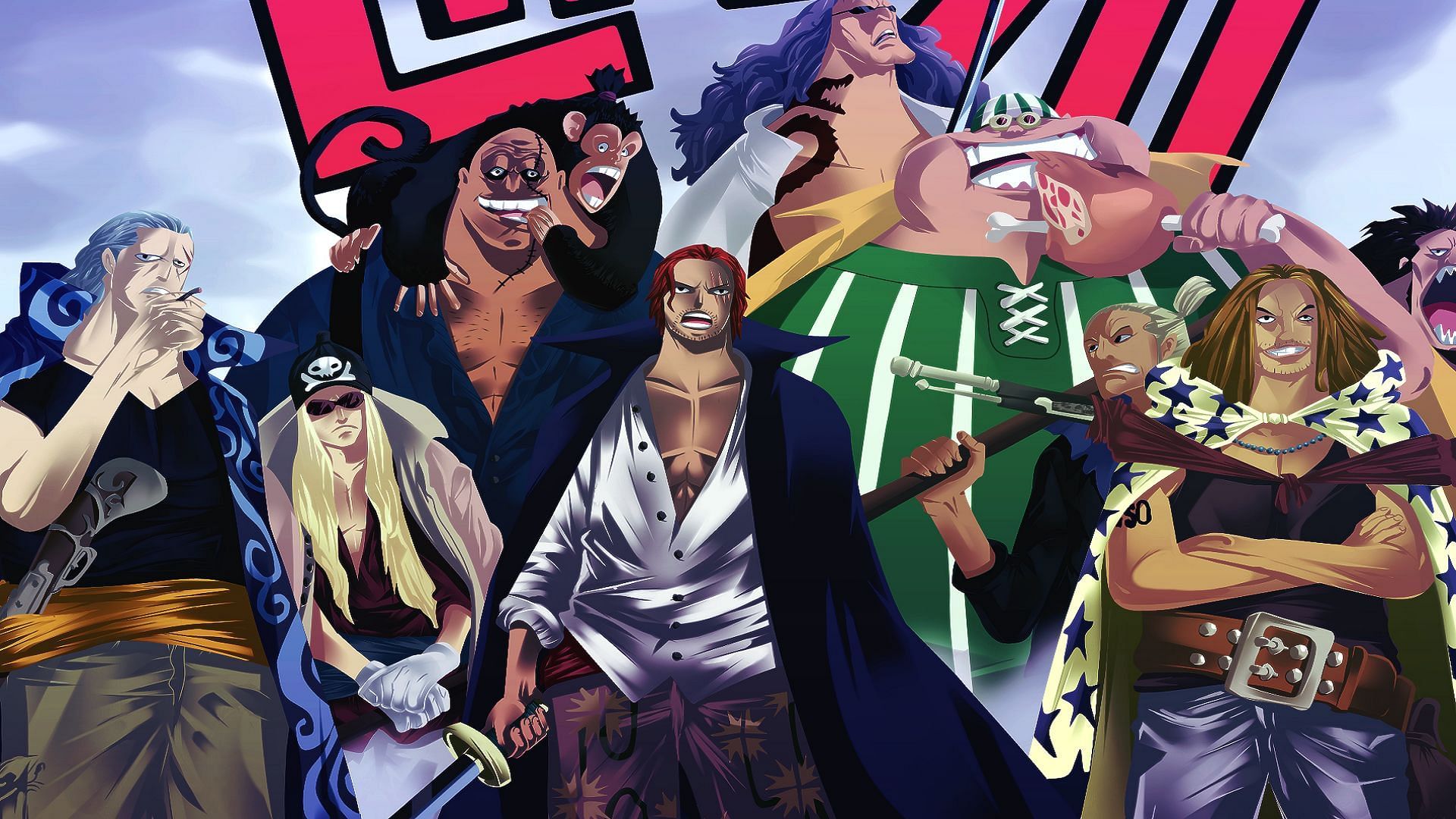 Very few One Piece characters look like real-life pirates as much as Shanks and his crew (Image via Eiichiro Oda/Shueisha, One Piece)