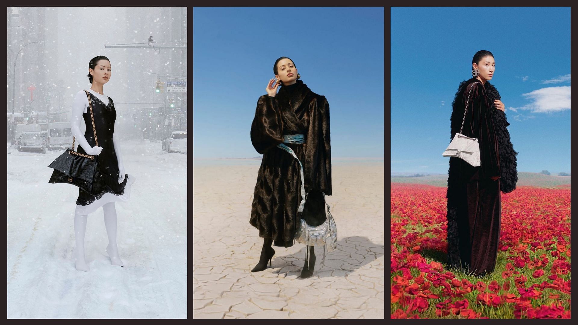 Other looks from the latest Balenciaga Winter 2022 campaign (Image via Balenciaga)