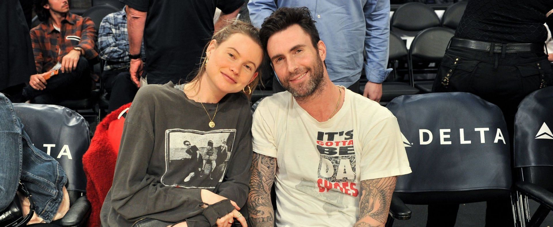 Adam Levine and Behati Prinsloo tied the knot in 2014 (Image via Getty Images)