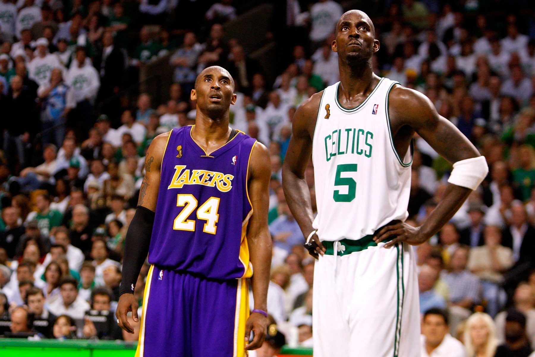 NBA legends Kobe Bryant and Kevin Garnett