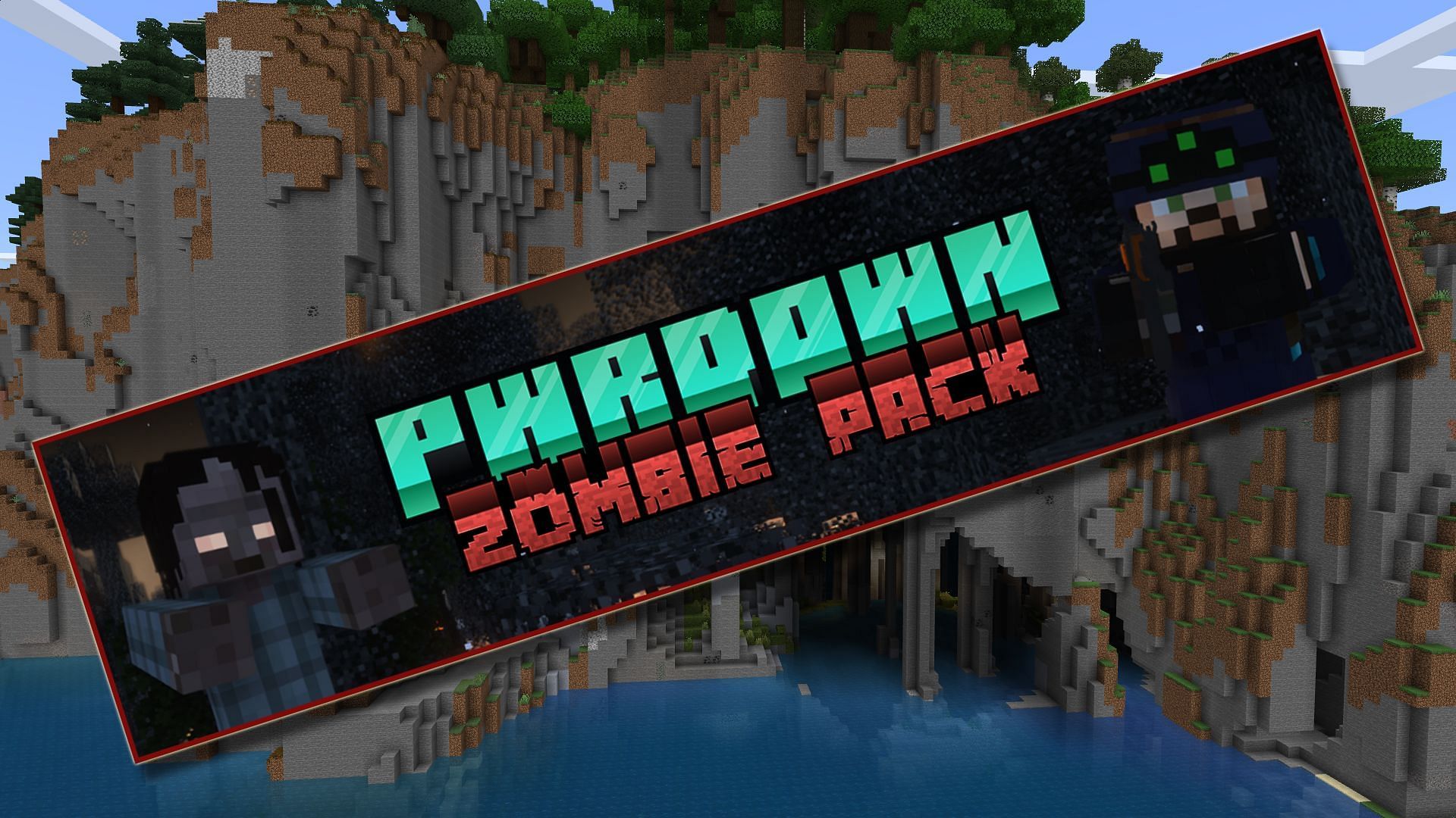The logo for PwrDown&#039;s Zombie Modpack (Image via CurseForge)