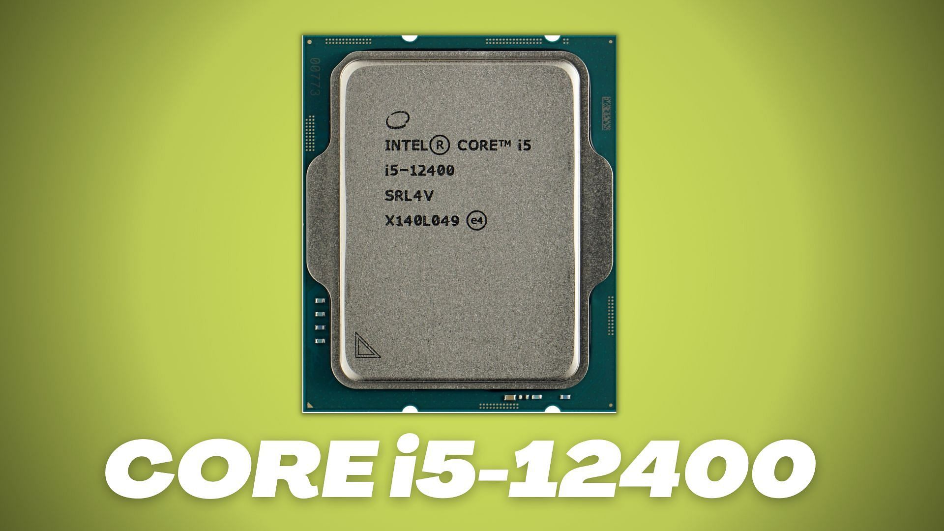 The Core i5 12400 (Image via Intel)