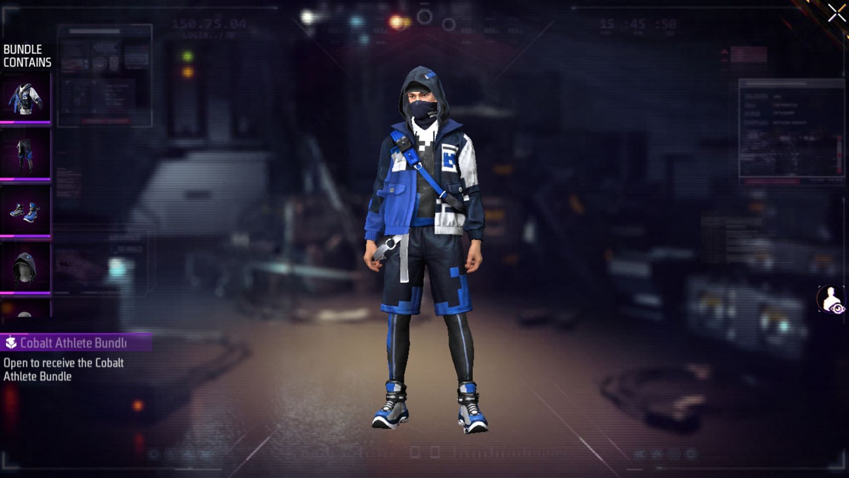 Cobalt Athlete bundle (Image via Garena)