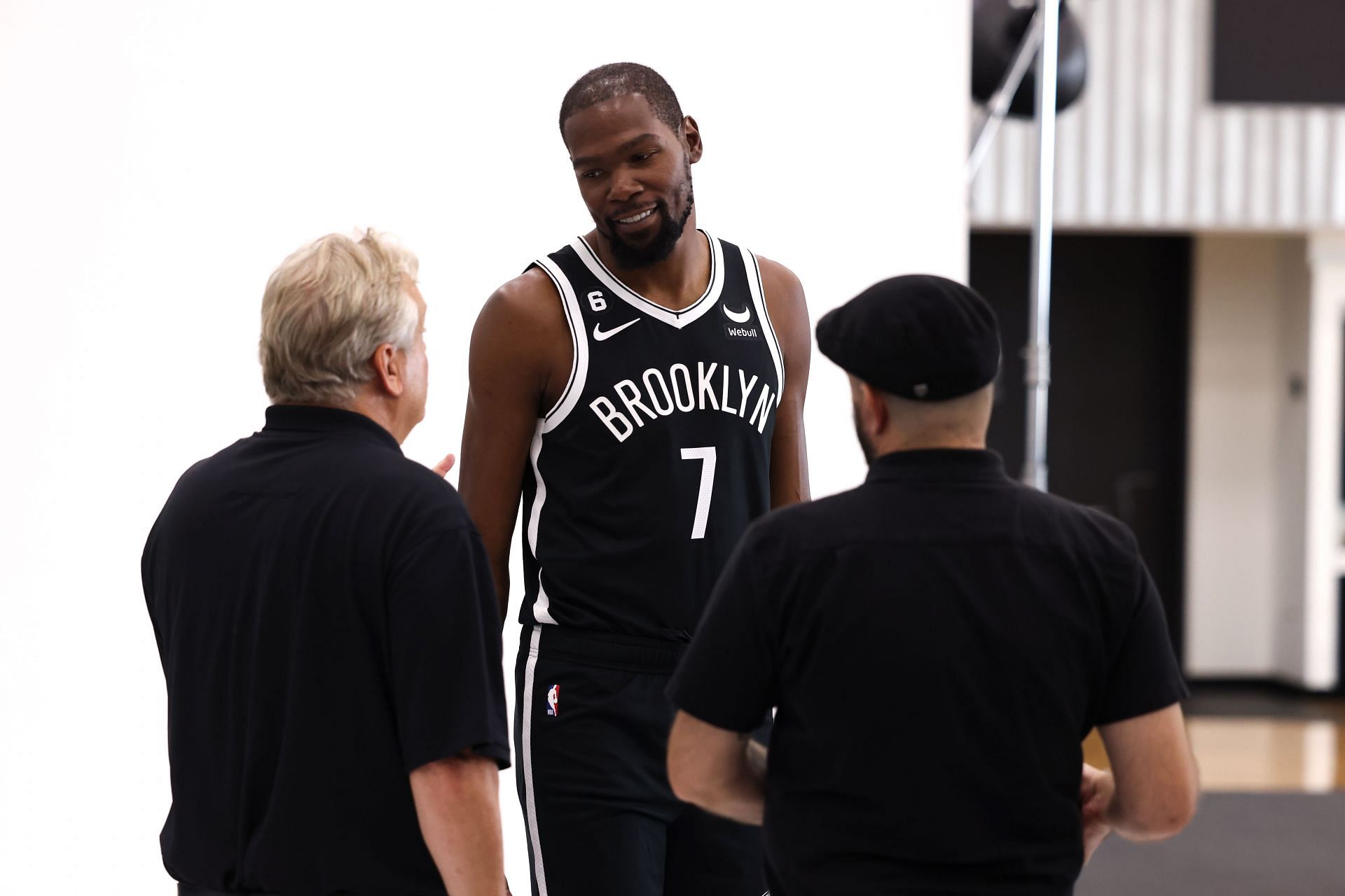 Kevin Durant at Brooklyn Nets&#039; Media Day.