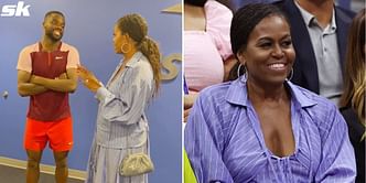 "You did not let anybody down" - Michelle Obama to Frances Tiafoe after meeting the US Open semifinalist at Flushing Meadows