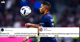 "His egocentrism is disgusting," "Madrid dodged a bullet" - 'Selfish' Kylian Mbappe gets ripped apart for ignoring his 'own boy' in PSG's 1-0 win against Lyon