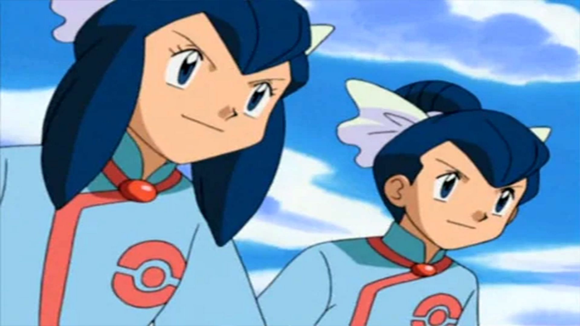 Tate And Liza as they appear in the anime (Image via The Pokemon Company)