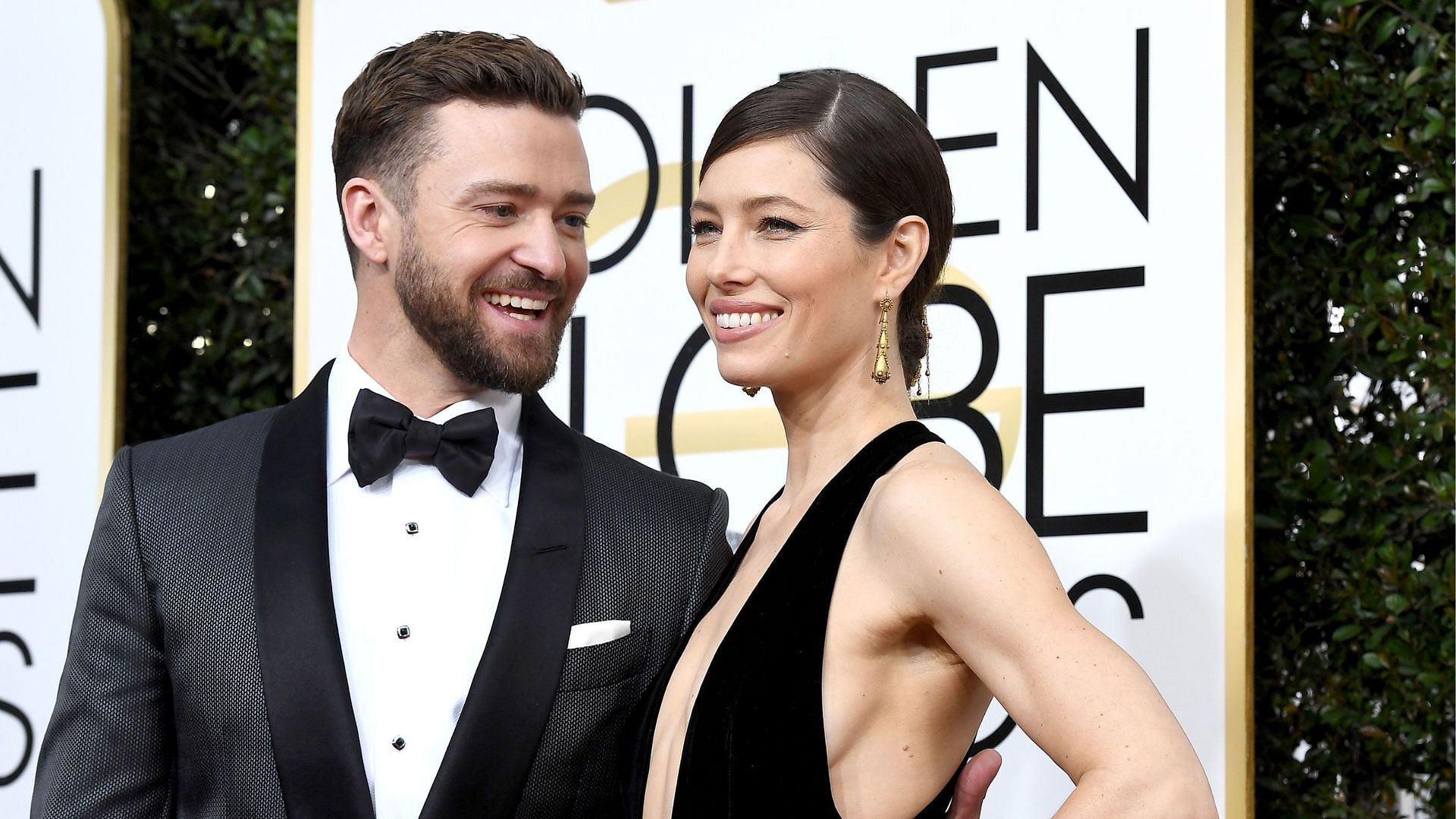 Jessica Biel with her husband, Justin Timberlake.