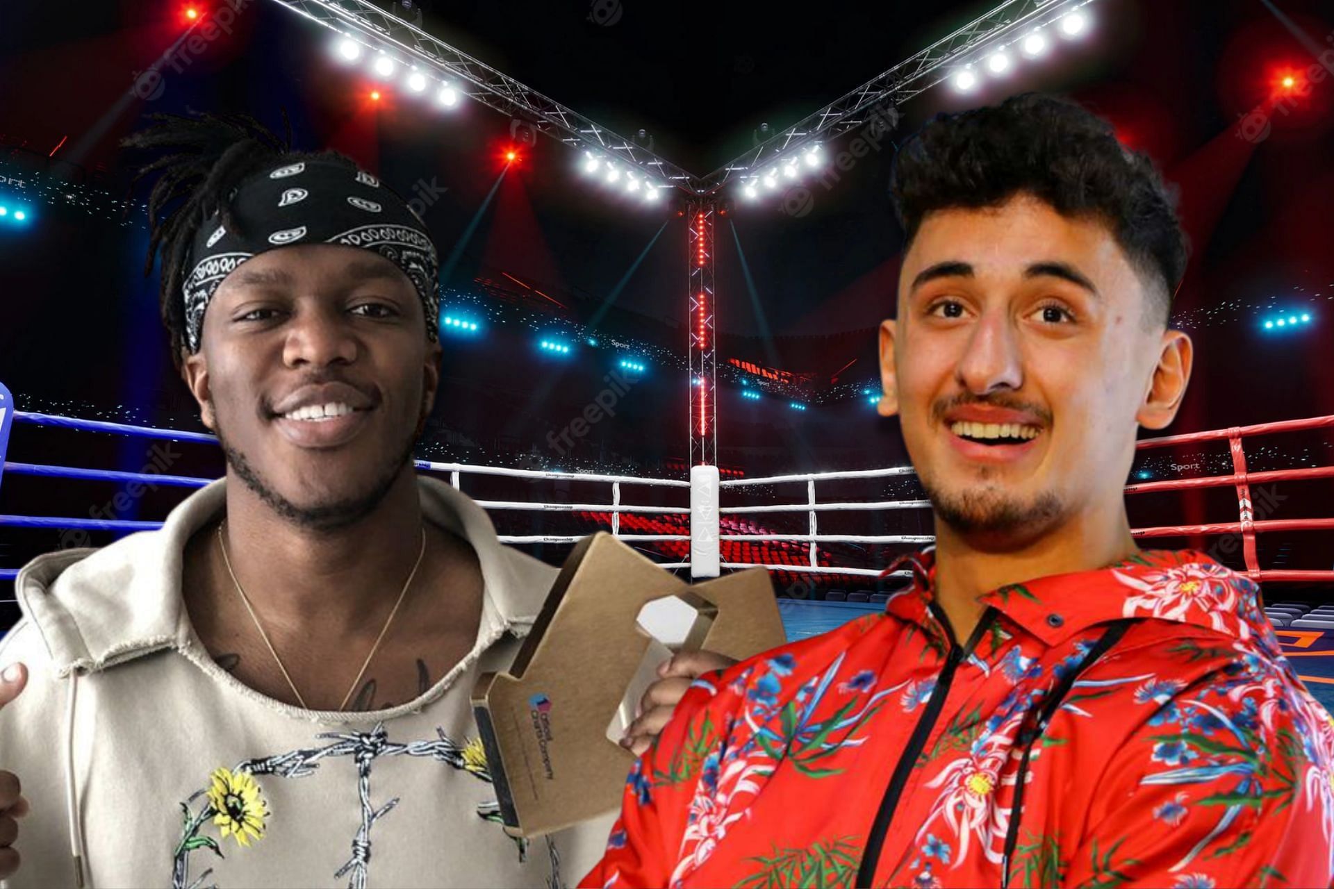 KSI teases fight with Gib (Image via Sportskeeda)