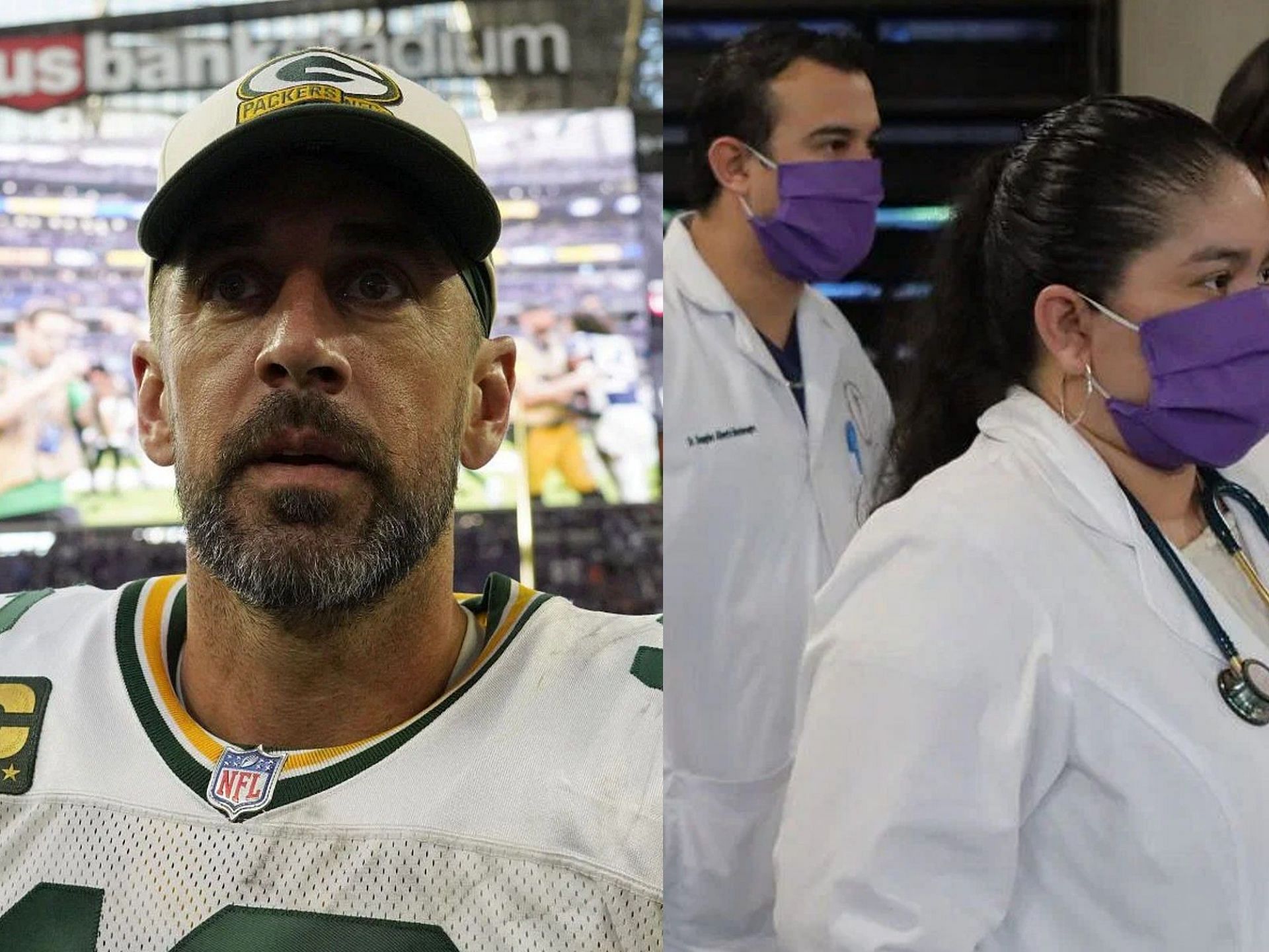 Aaron Rodgers at odds with the medical community