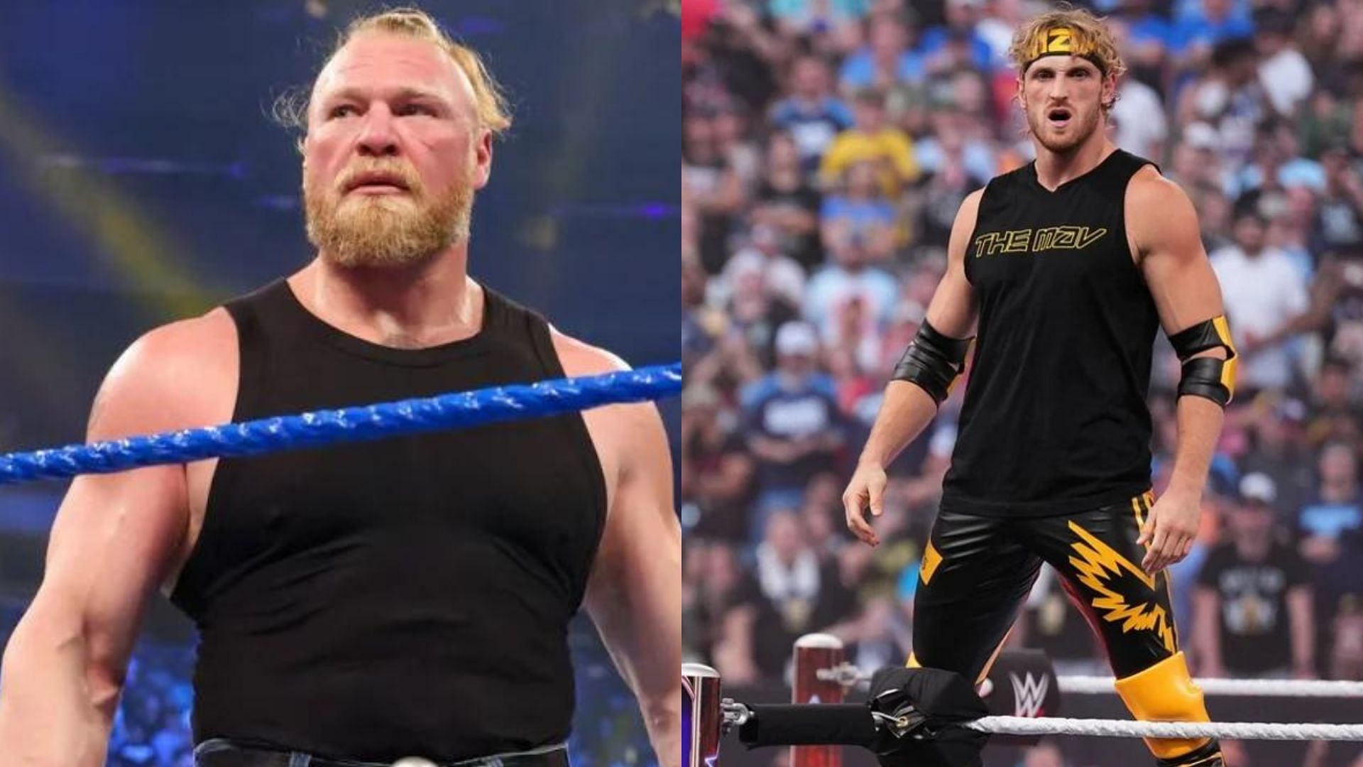 WWE stars, Brock Lesnar and Logan Paul