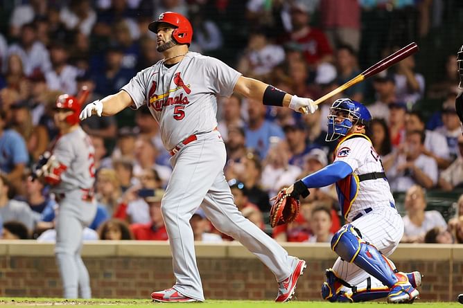 WATCH: St. Louis Cardinals slugger Albert Pujols hits HR 698 in chase for historic 700 mark
