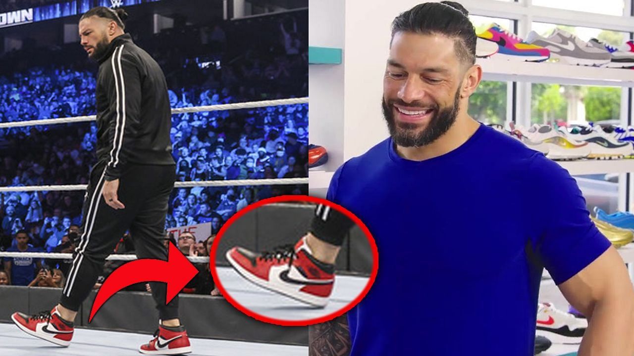 Roman Reigns owns Nike sneakers, but isn