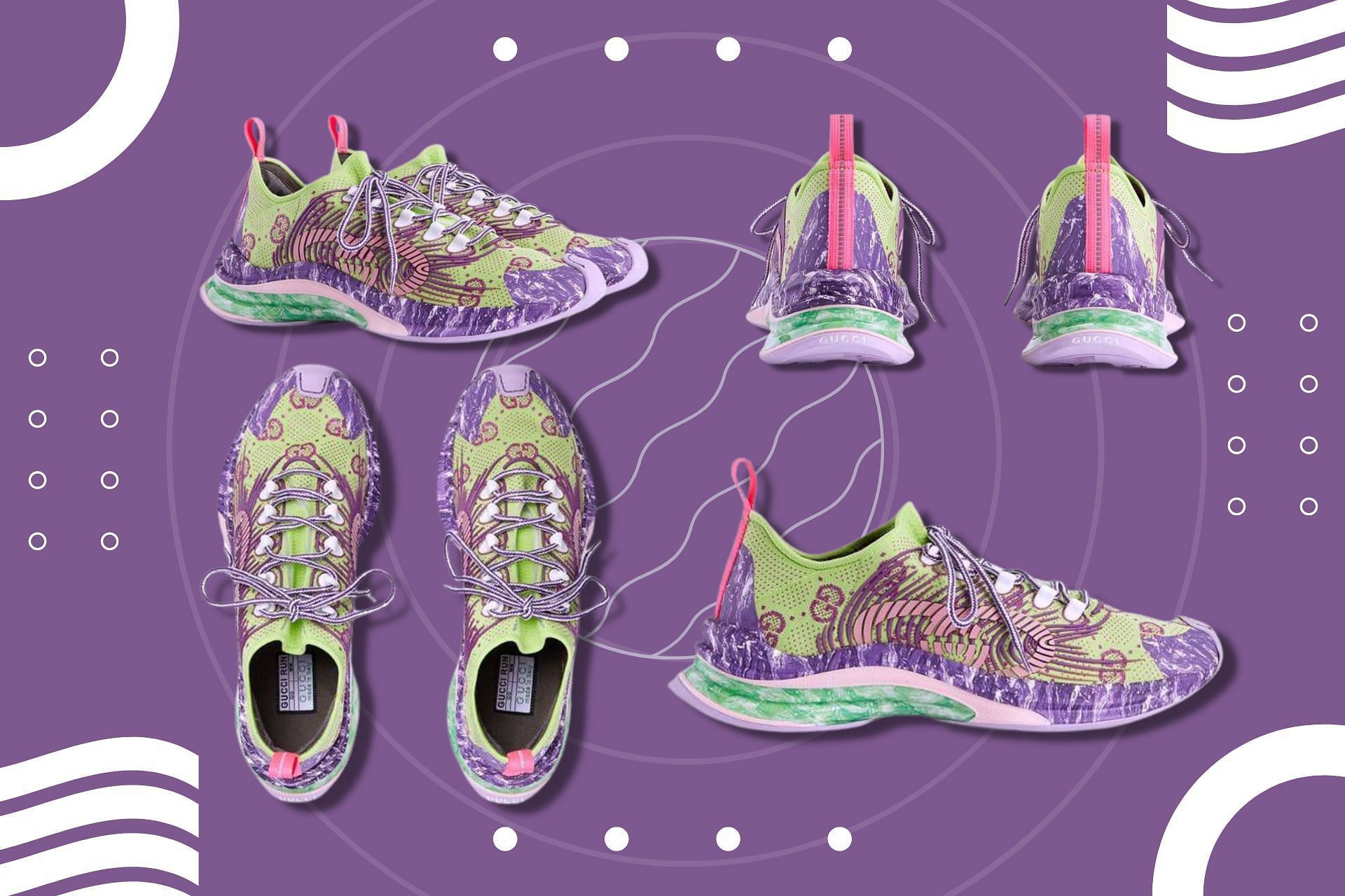 Take a closer look at the Green and Fuchsia colorway (Image via Sportskeeda)
