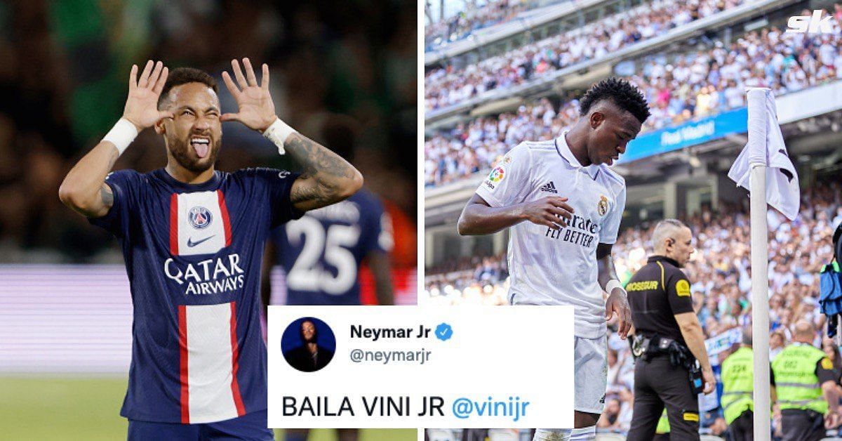 Neymar back Vinicius Junior amid celebration controversy