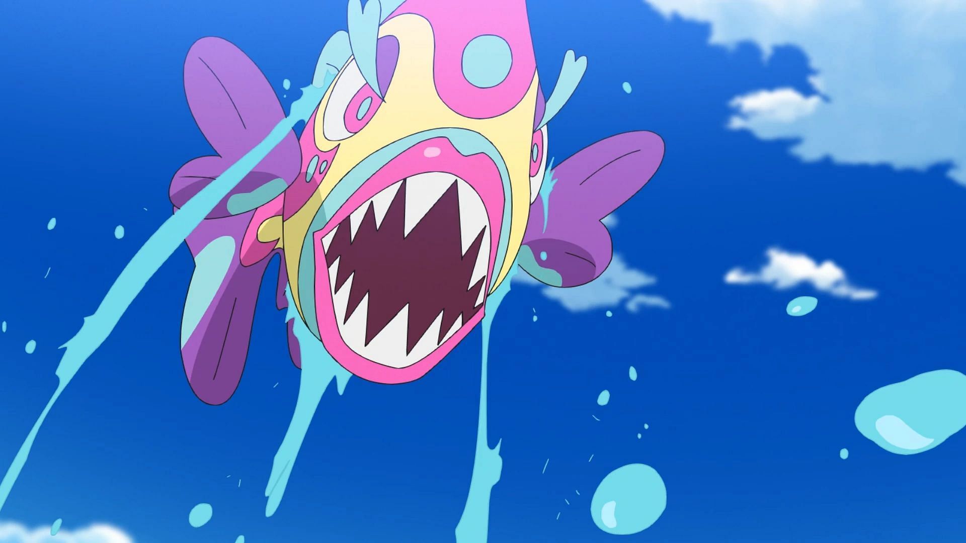 Bruxish using its signature move Psychic Fangs (Image via The Pokemon Company)