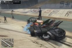 GTA Online players create spectacular effect with Up-n-Atomizer on a massive car pile