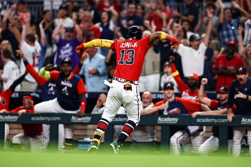 Huge comeback let's go boys Love how clutch this lineup is in the late  innings - Atlanta Braves fans ecstatic as team comes from behind to beat  the Philadelphia Phillies in an