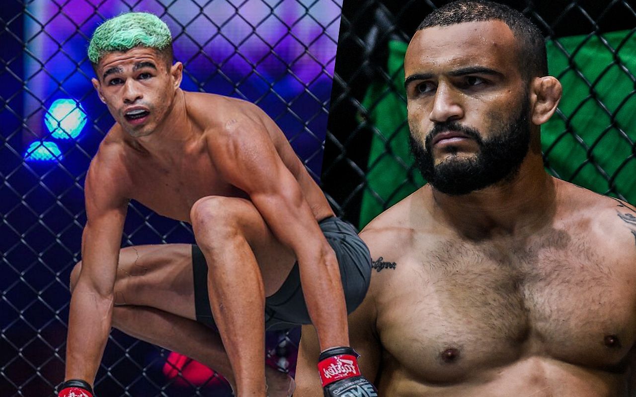 Fabricio Andrade (left) believes it was only a matter of time before he and John Lineker (right) fought for the ONE bantamweight world title. (Image courtesy of ONE)